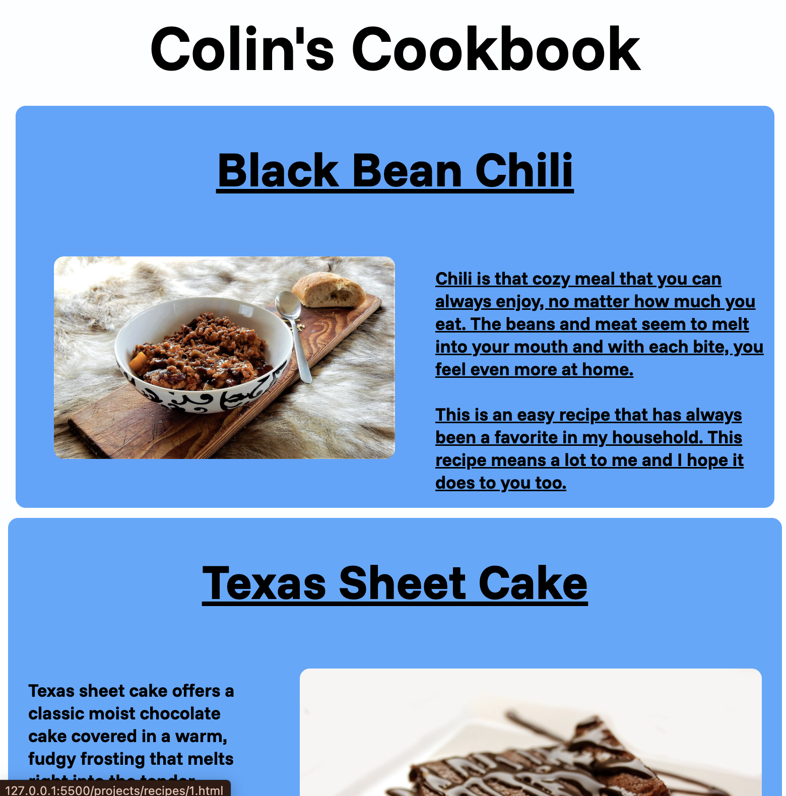 Recipe Book